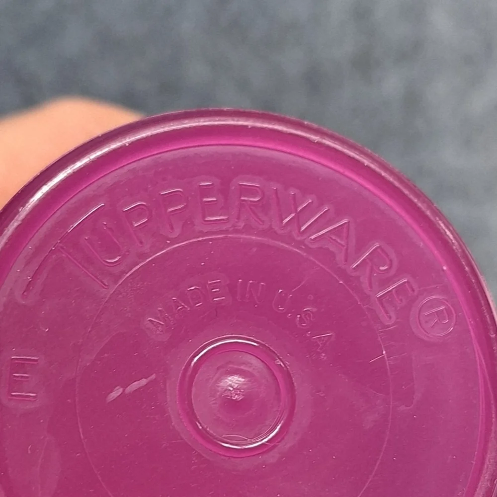 Tupperware 8oz Tumblers, Vintage, #116-18, #116-15, #116-17, Set of 4